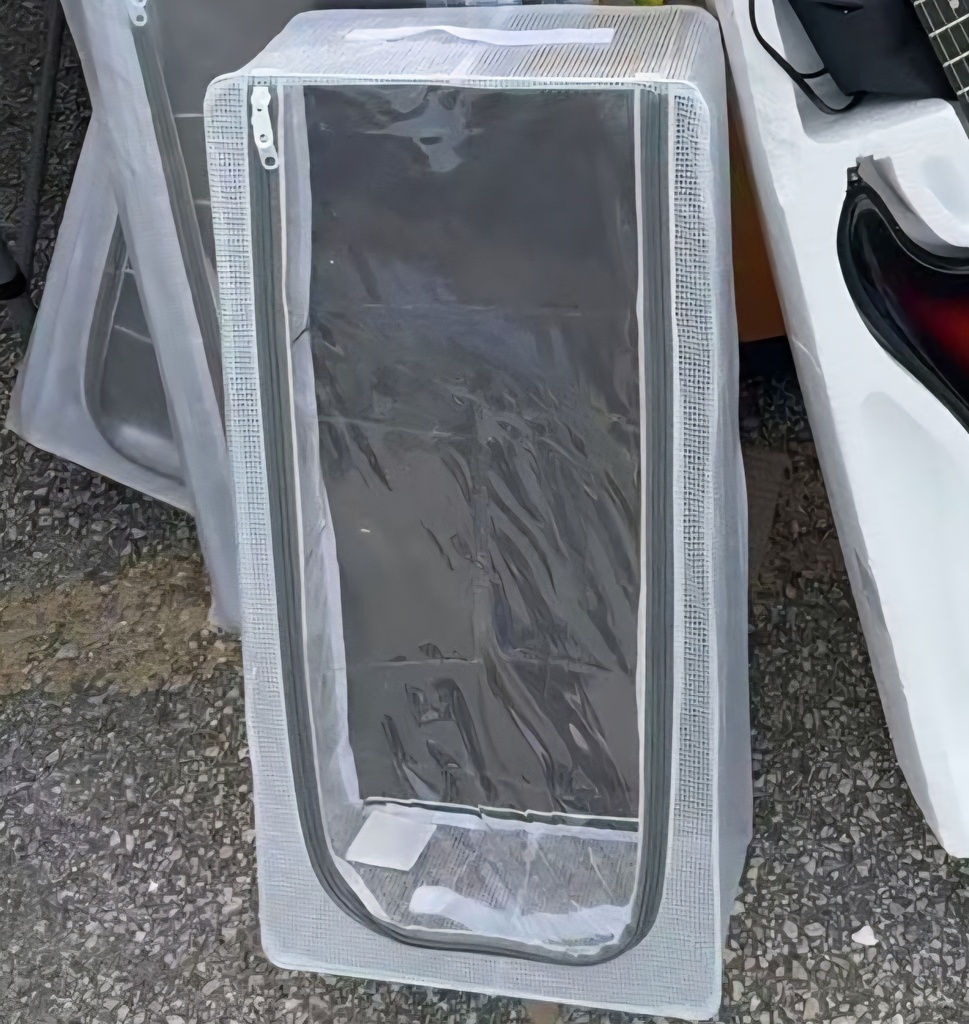 Clear Zippered Garment Bag