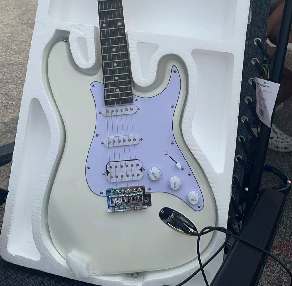 White Electric Guitar
