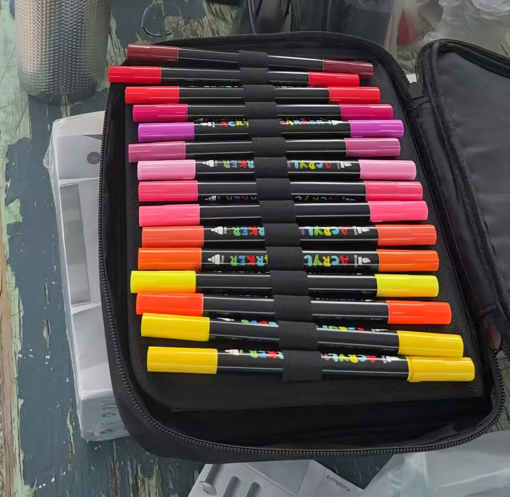 Set of Colorful Markers
