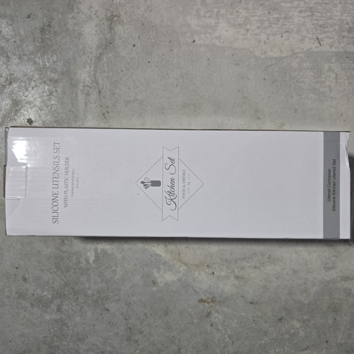 Silicone Utensils Set with Plastic Holder